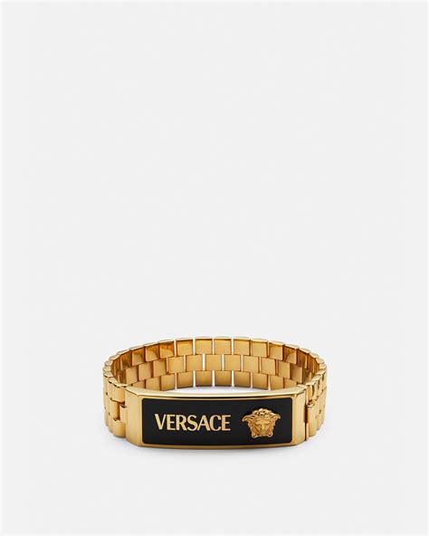 versace armband mit emaille-medusa|Medusa Logo.